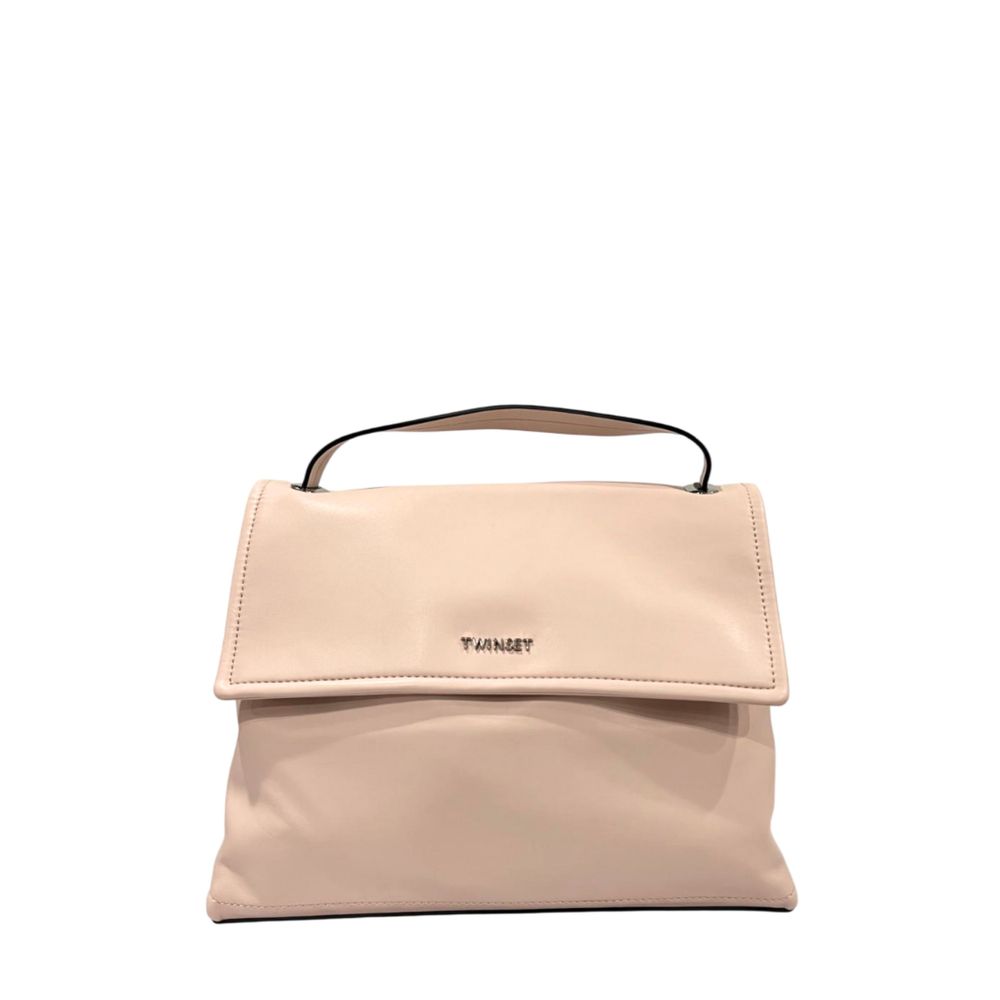 Twinset Pink PU Women Handbag | Regal Royce