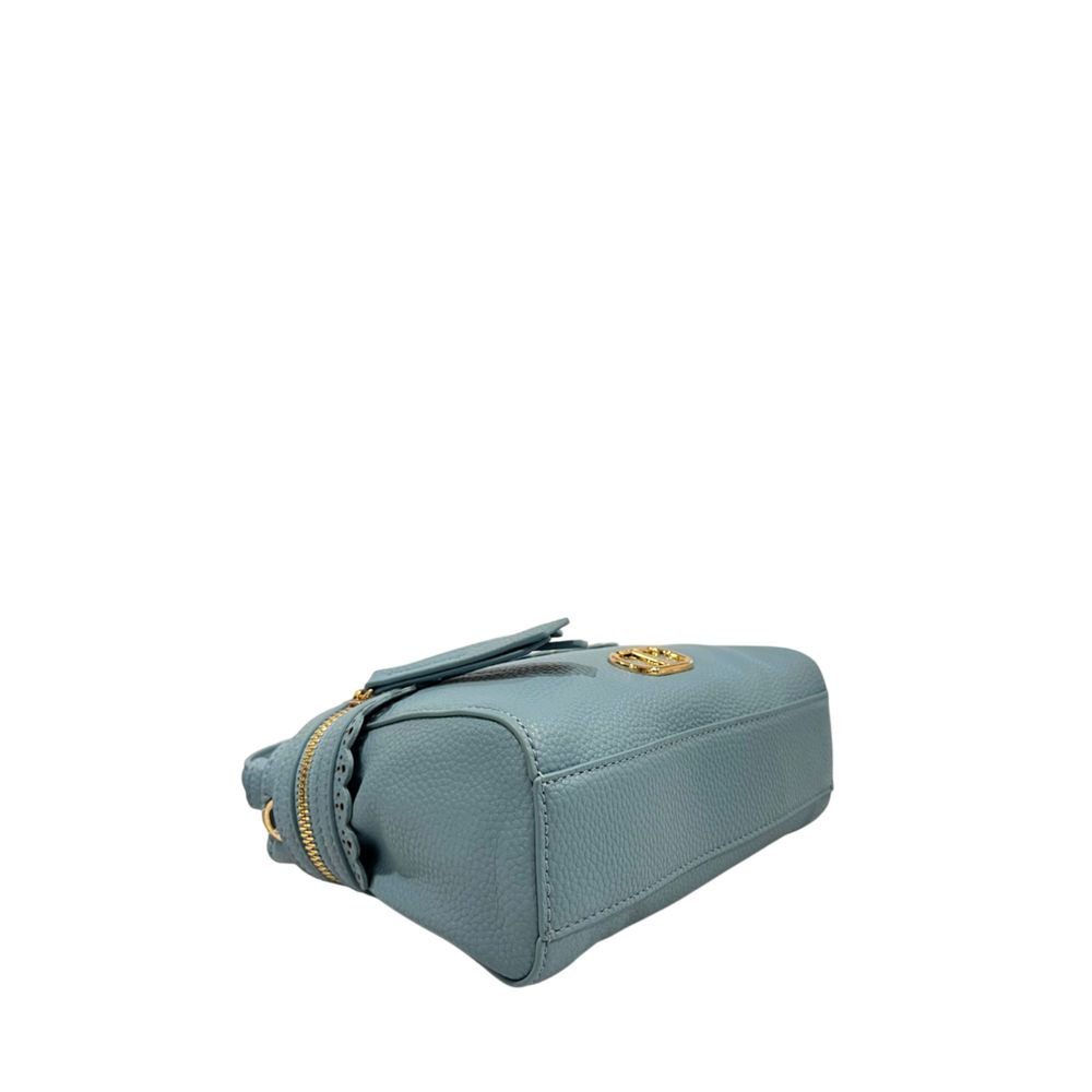 Twinset Blue PU Women Handbag | Regal Royce