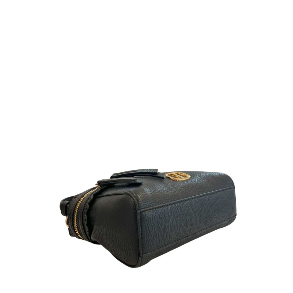 Twinset Black PU Women's Handbag | Regal Royce