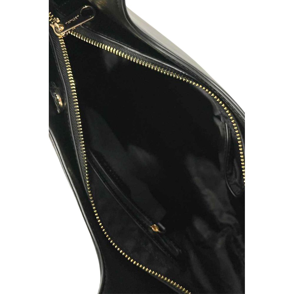 Twinset Black PU Women Shoulder Bag | Regal Royce