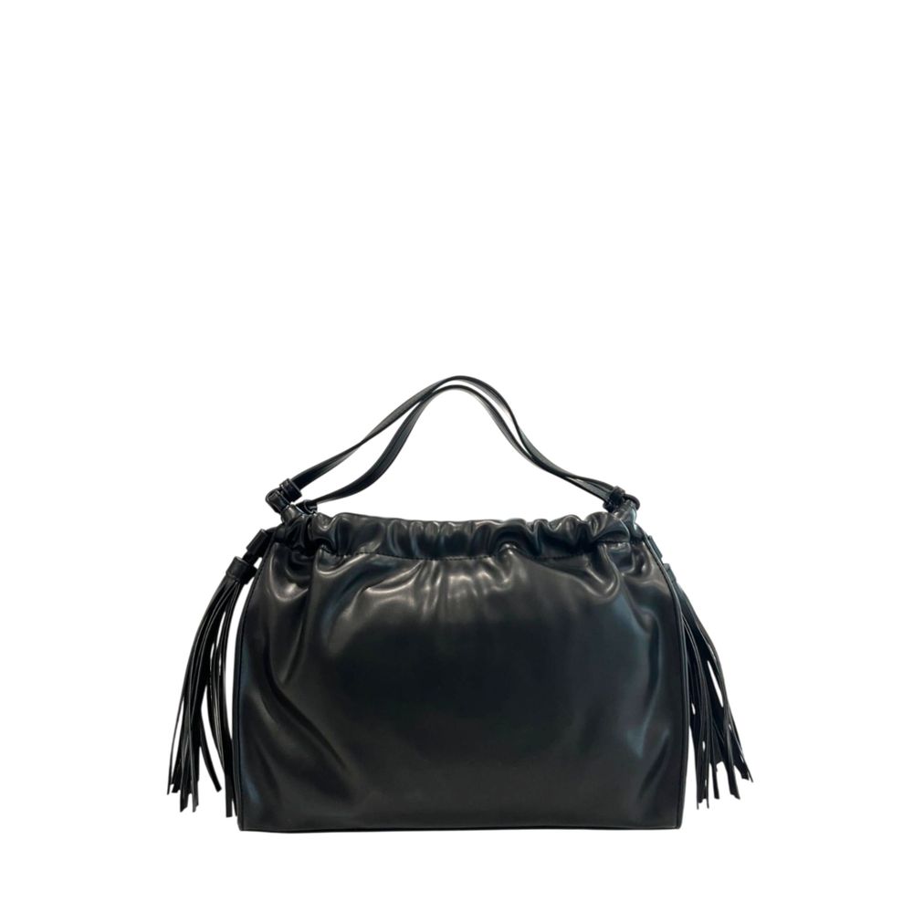 Twinset Black PU Women Shoulder Bag | Regal Royce