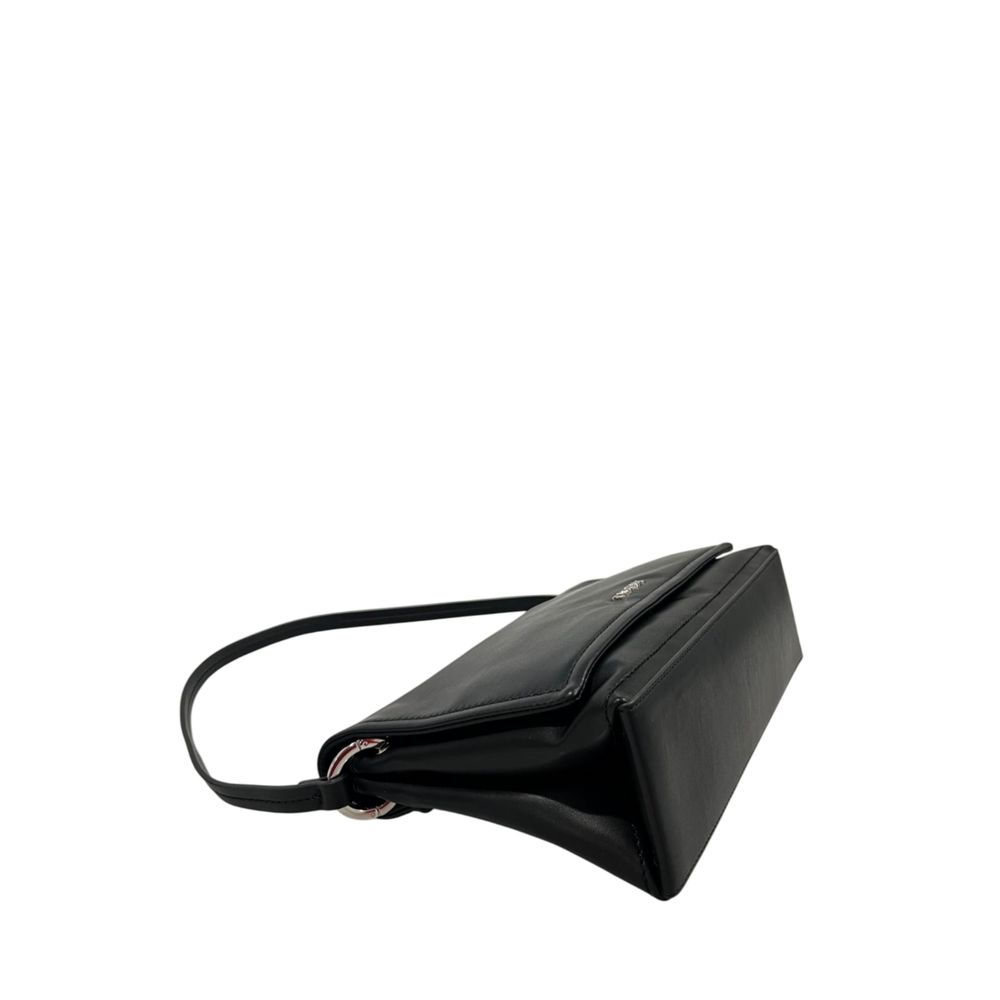 Twinset Black PU Women Shoulder Bag | Regal Royce