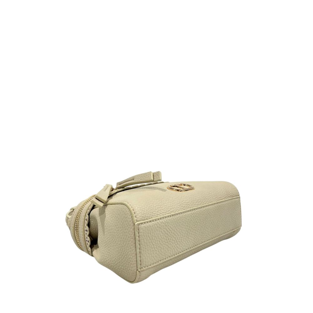 Twinset Beige PU Women Handbag | Regal Royce
