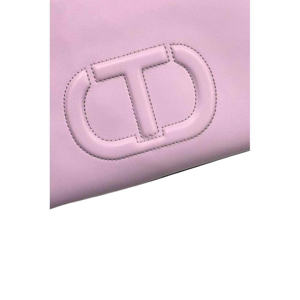 Twinset Purple PU Women Handbag | Regal Royce