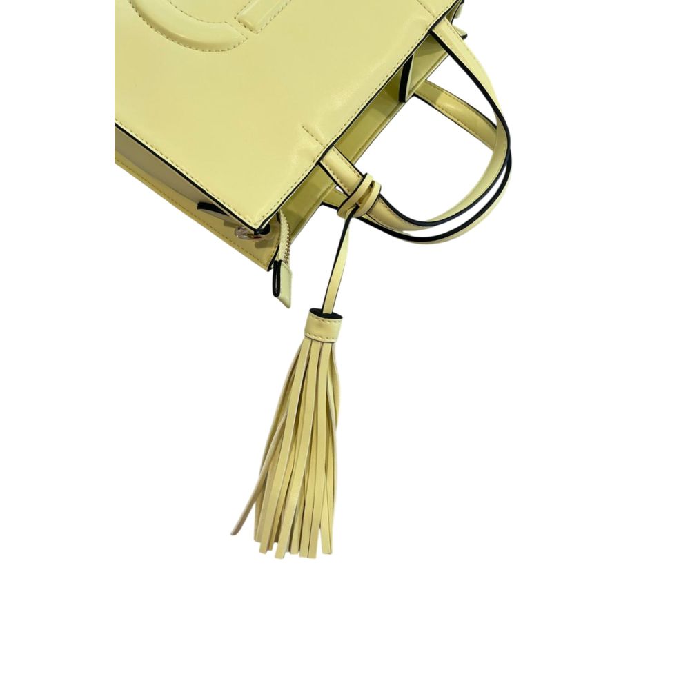 Twinset Yellow PU Women Handbag | Regal Royce