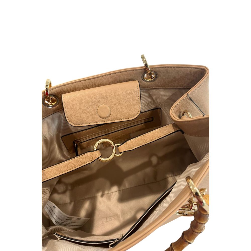Twinset Brown PU Women Handbag | Regal Royce