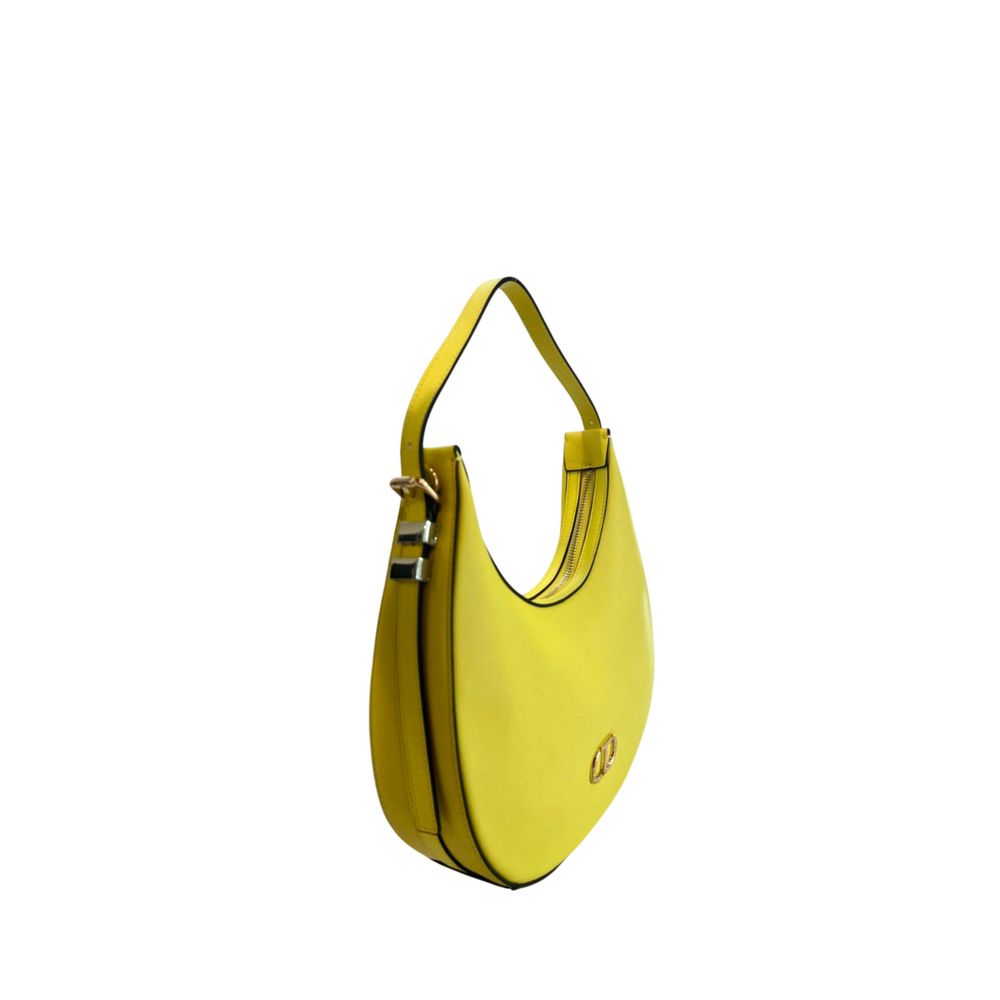 Twinset Yellow PU Women Shoulder Bag | Regal Royce