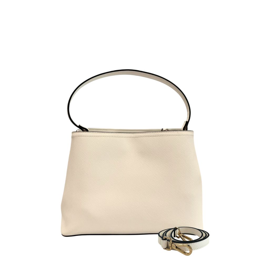 Twinset White PU Women Handbag | Regal Royce