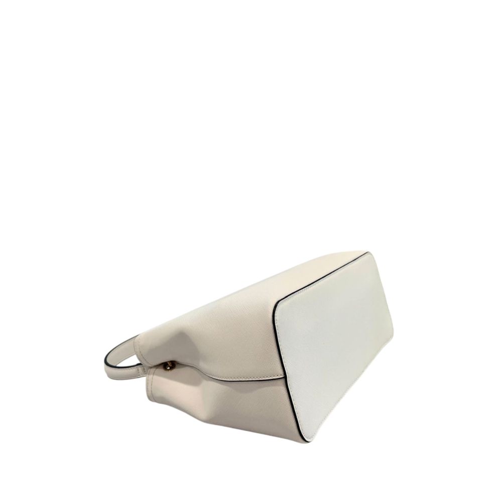 Twinset White PU Women Handbag | Regal Royce