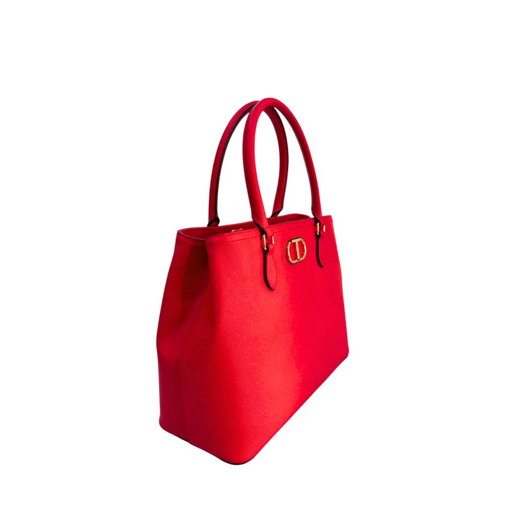 Twinset White PU Women Handbag | Regal Royce