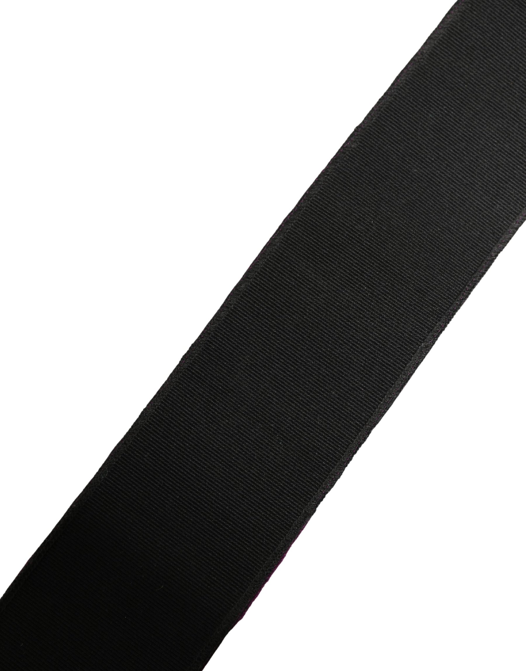 GF Ferre Women Purple Sequined Silver Metal Buckle Belt | Regal Royce