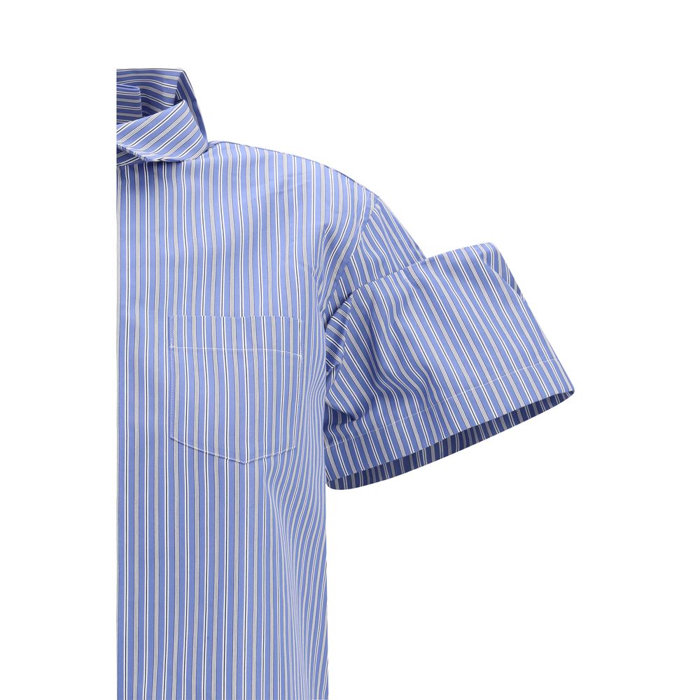 Sacai Blue Polyester Shortsleeve Shirt | Regal Royce