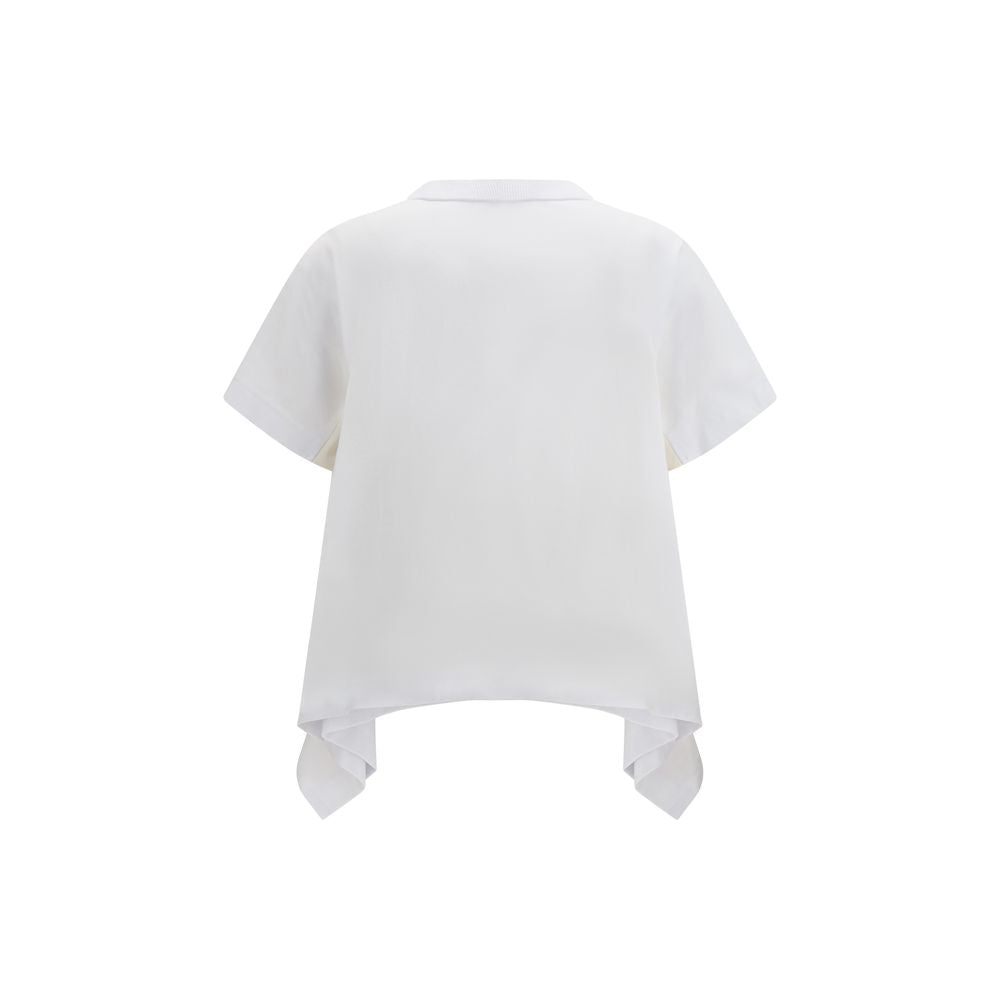 Sacai White Cotton T-Shirt | Regal Royce