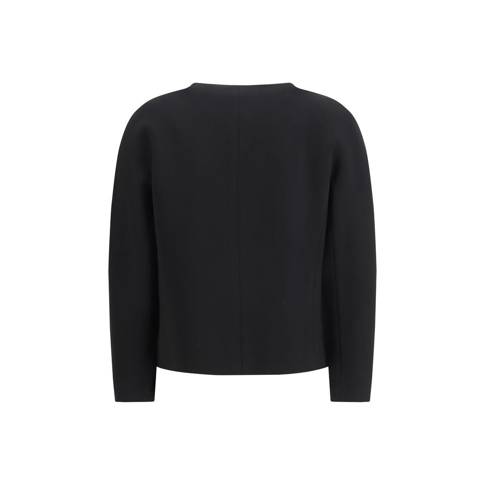 Max Mara Black Triacetate Coat | Regal Royce