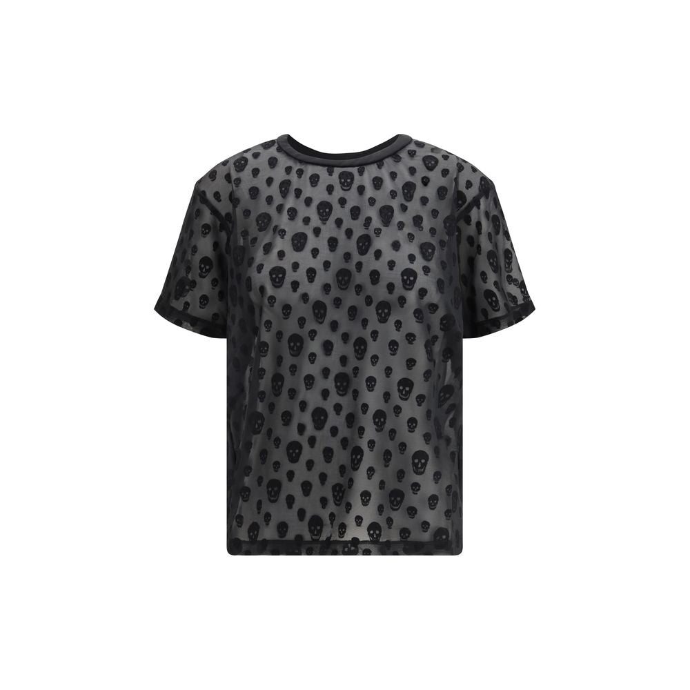 Alexander McQueen Black Polyamide T-Shirt | Regal Royce