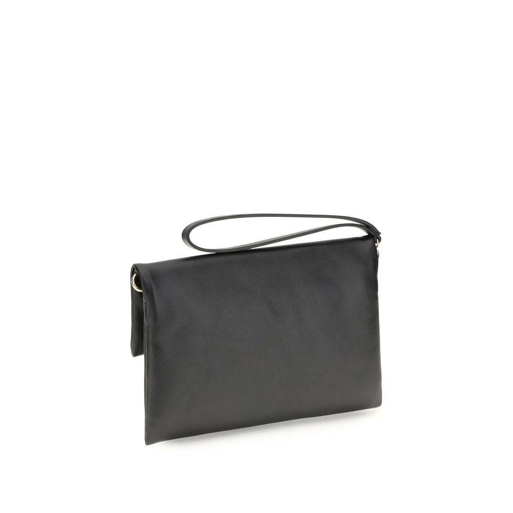 Fendi Black Lamb Ovis Aries Aries Clutch Bag | Regal Royce