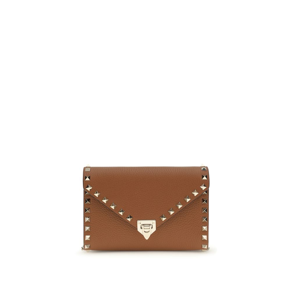 Valentino Garavani Brown Calf Leather Bos Taurus Wallet | Regal Royce