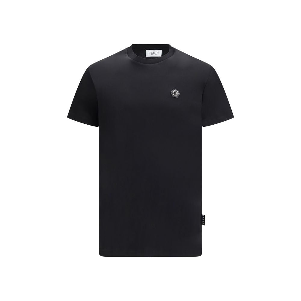 Philipp Plein Black Cotton T-Shirt | Regal Royce