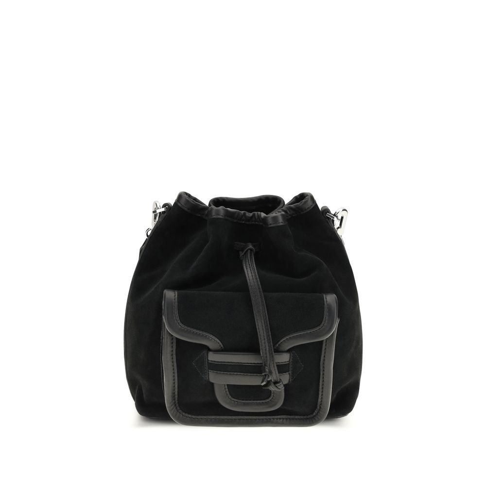 Pierre Hardy Black Calf Leather Bos Taurus Backet Bag | Regal Royce