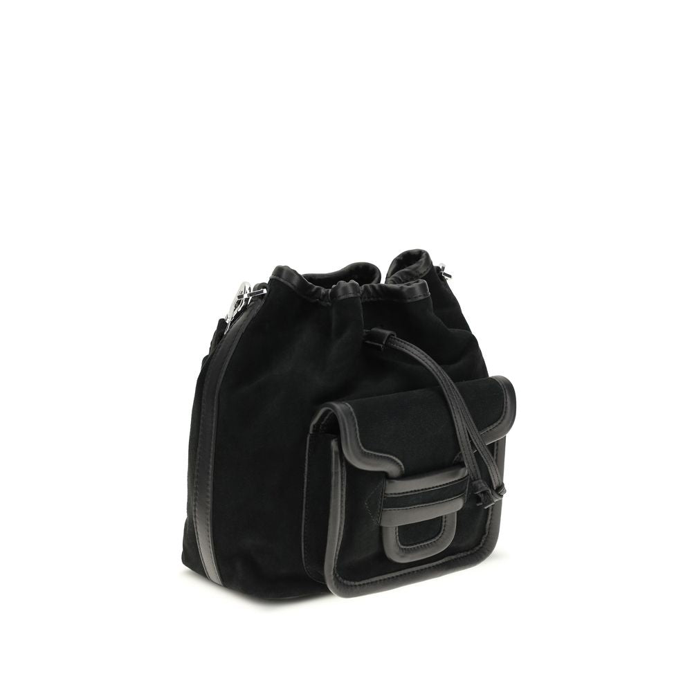 Pierre Hardy Black Calf Leather Bos Taurus Backet Bag | Regal Royce