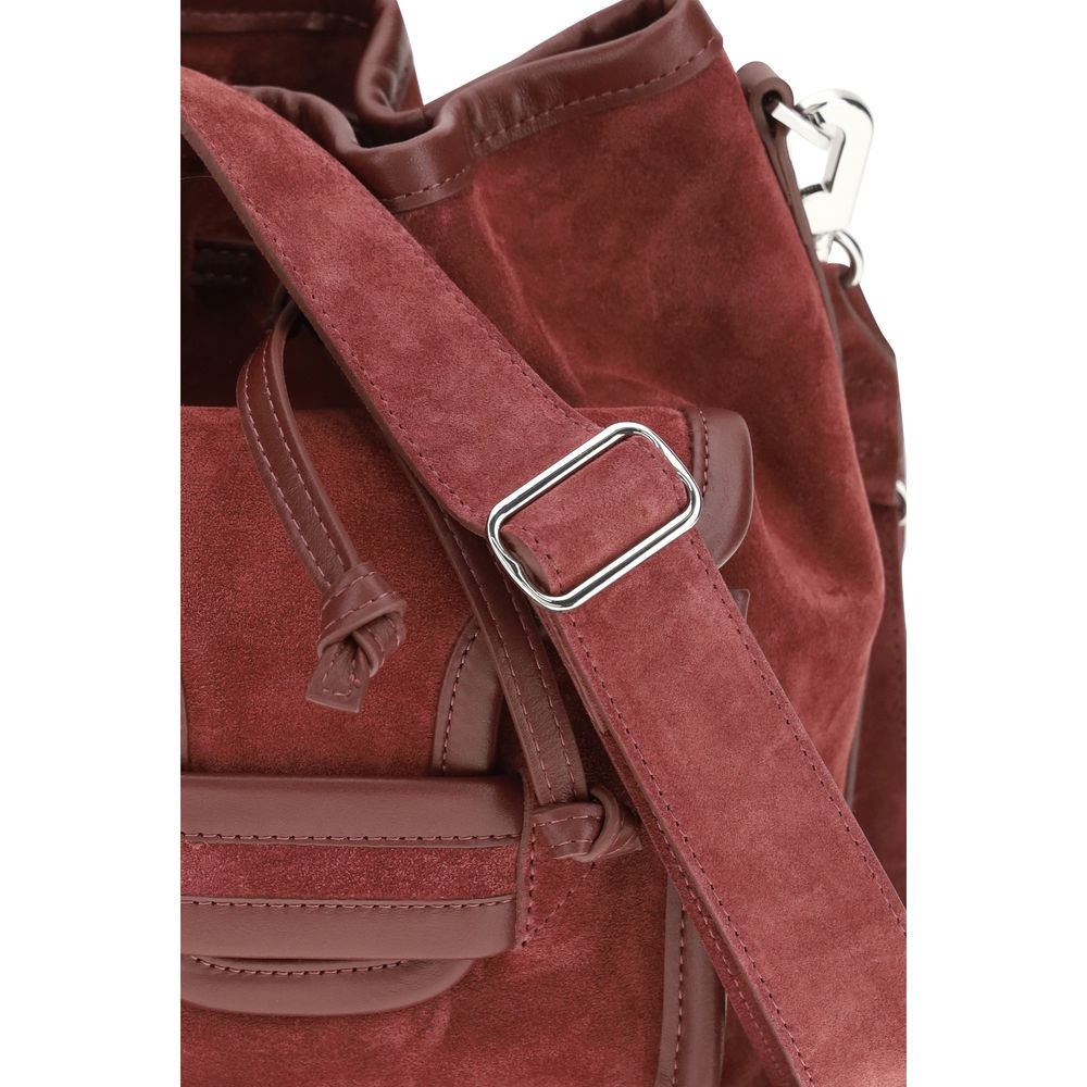 Pierre Hardy Bordeaux Calf Leather Bos Taurus Backet Bag | Regal Royce