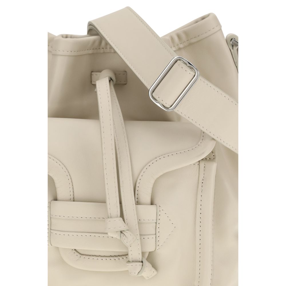 Pierre Hardy Beige Calf Leather Bos Taurus Backet Bag | Regal Royce