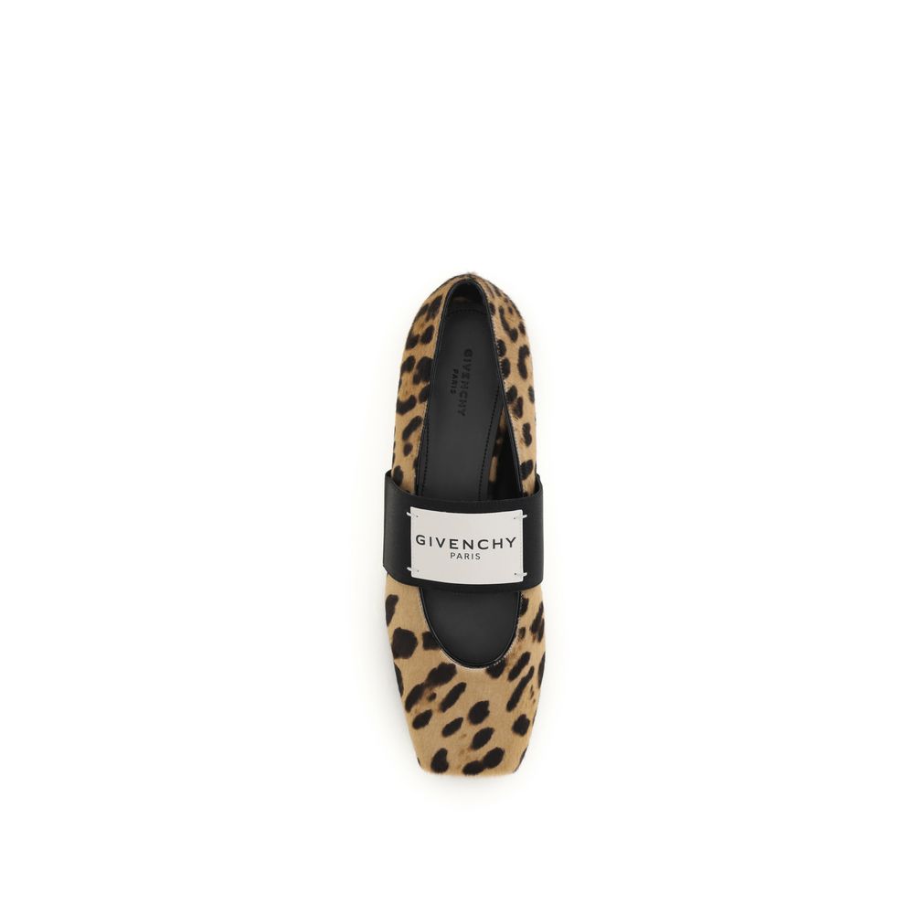 Givenchy Beige Calf Leather Bos Taurus Ballet Flats | Regal Royce