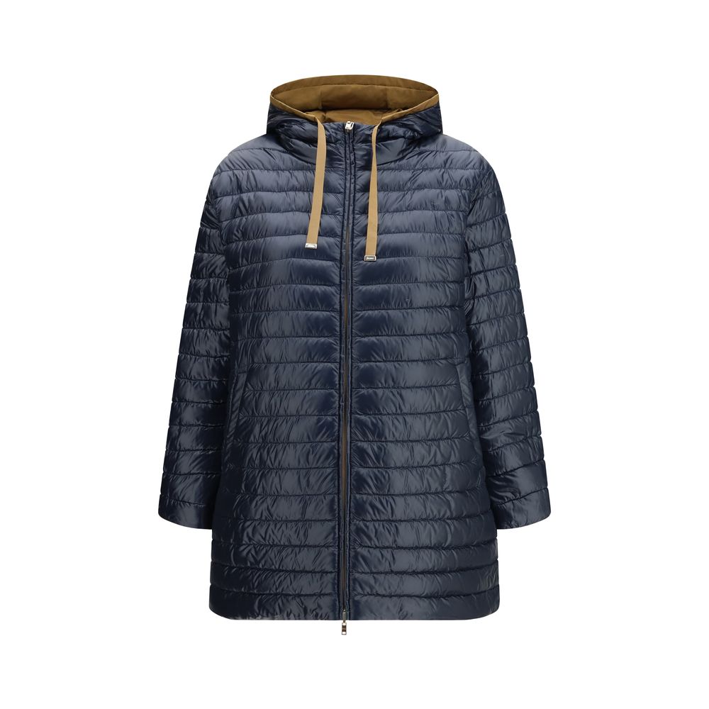 Herno Blue Polyamide Coat | Regal Royce