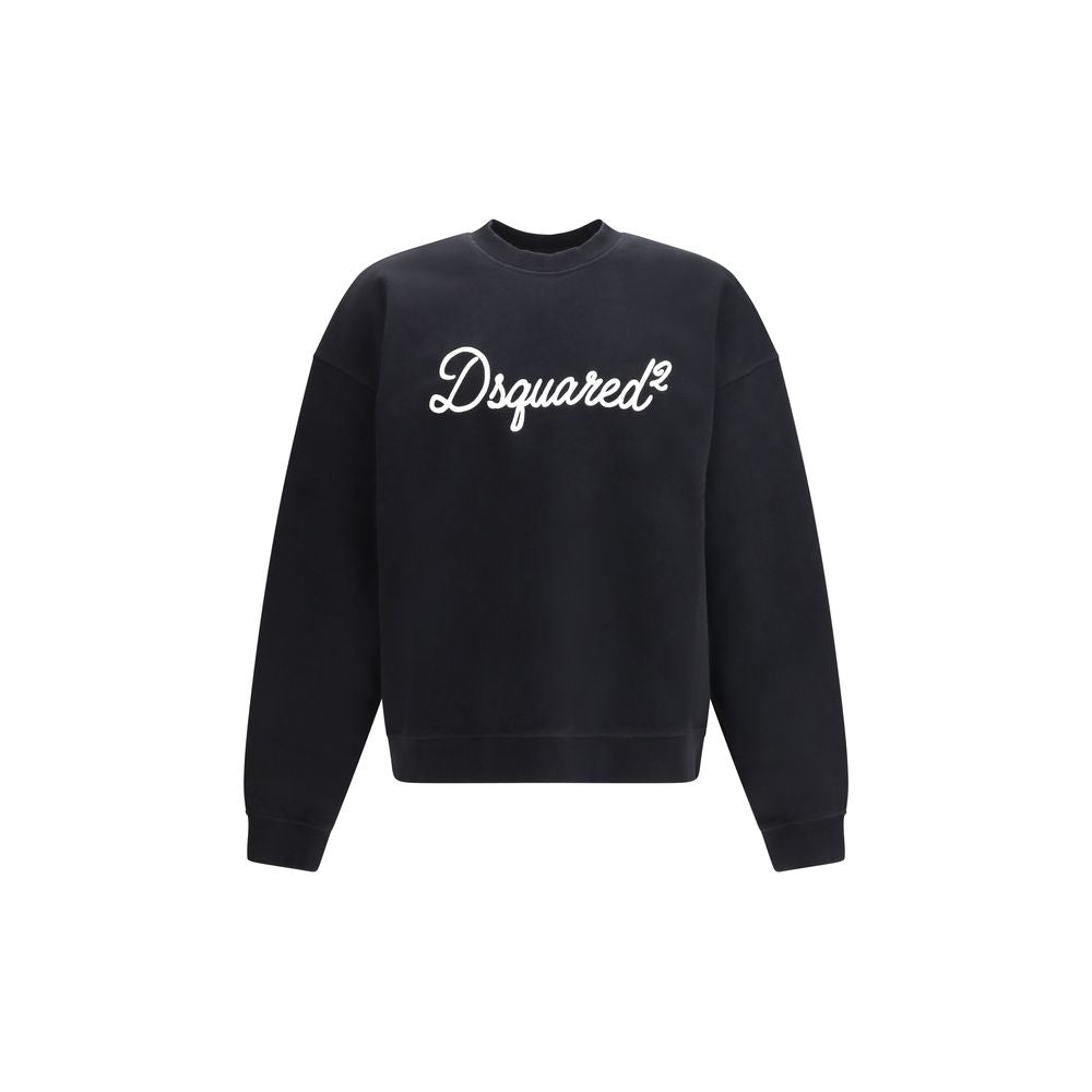Dsquared² Black Cotton Sweatshirt | Regal Royce