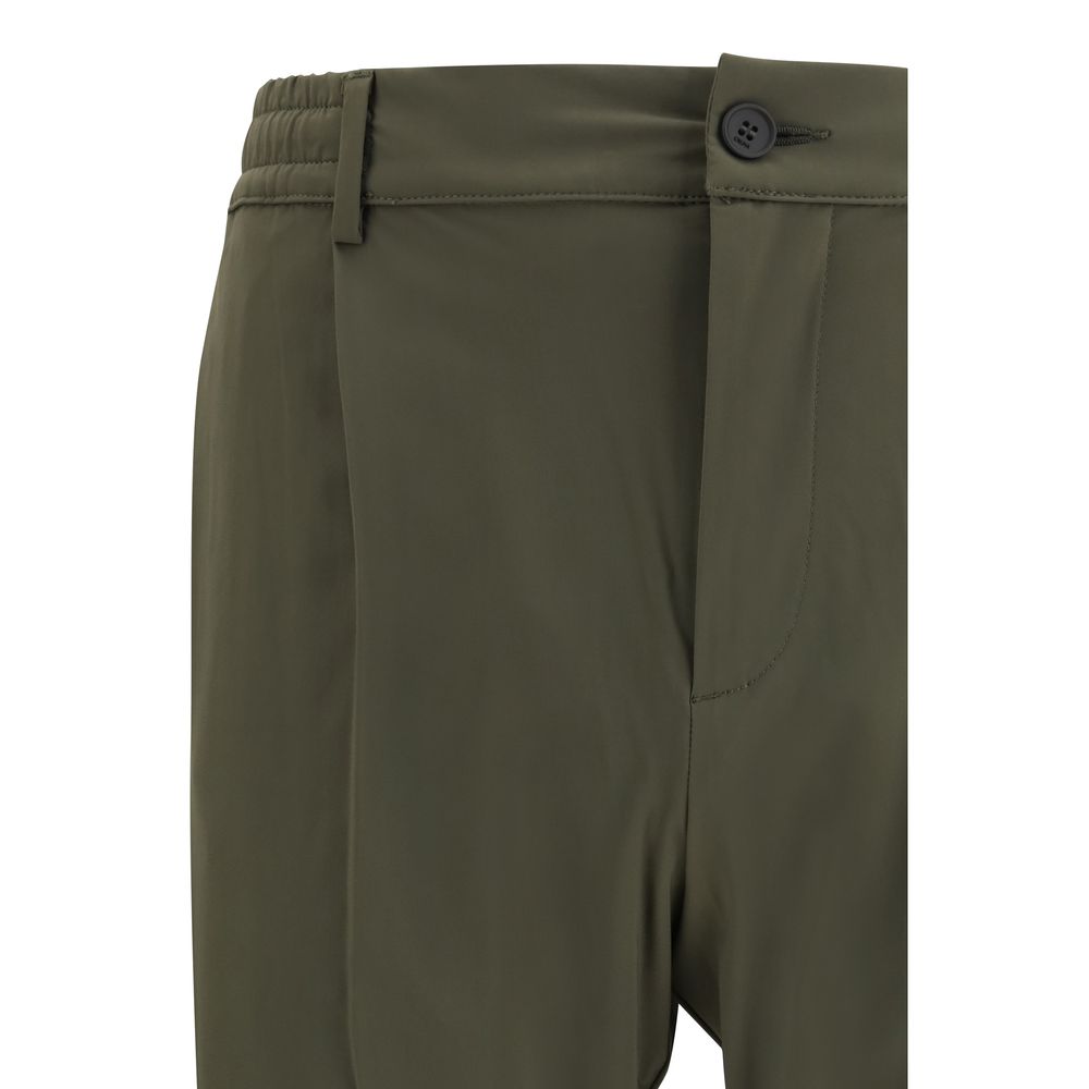 Cruna Bicolor Polyester Casual Pants | Regal Royce