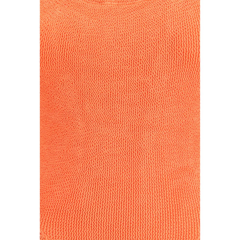Hunza G Orange Polyester One-Piece Swimsuit | Regal Royce