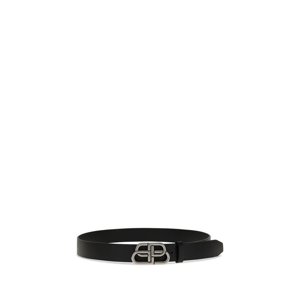 Balenciaga Black Calf Leather Bos Taurus Belt | Regal Royce