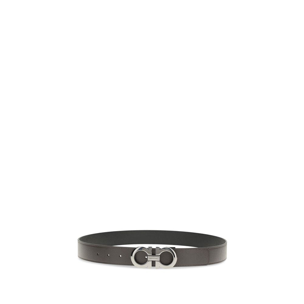 Ferragamo Brown Calf Leather Bos Taurus Belt | Regal Royce