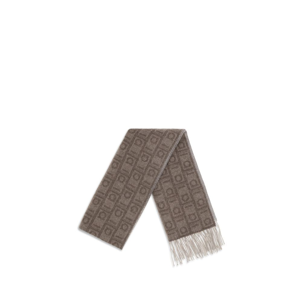 Ferragamo Brown Cashmere Scarf | Regal Royce