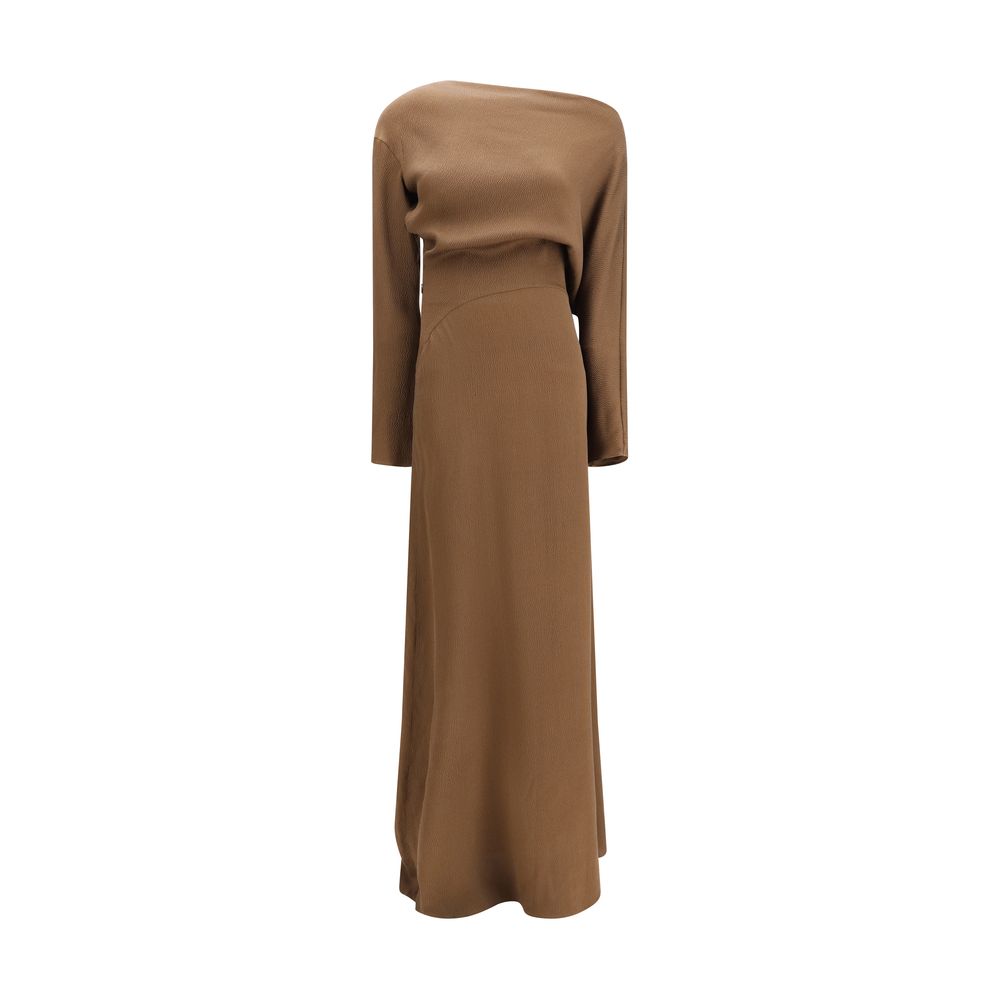 Petar Petrov Brown Silk Casual Dress | Regal Royce
