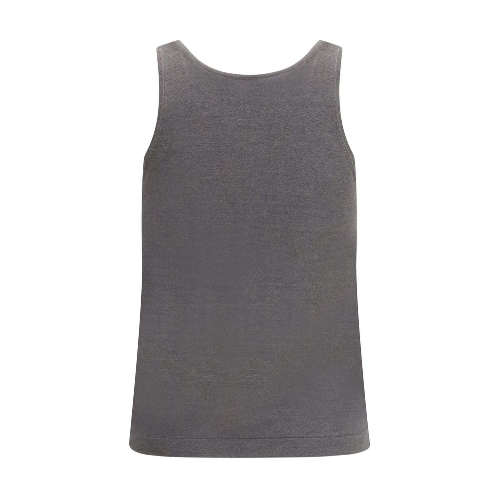 Brunello Cucinelli Gray Cashmere Top | Regal Royce