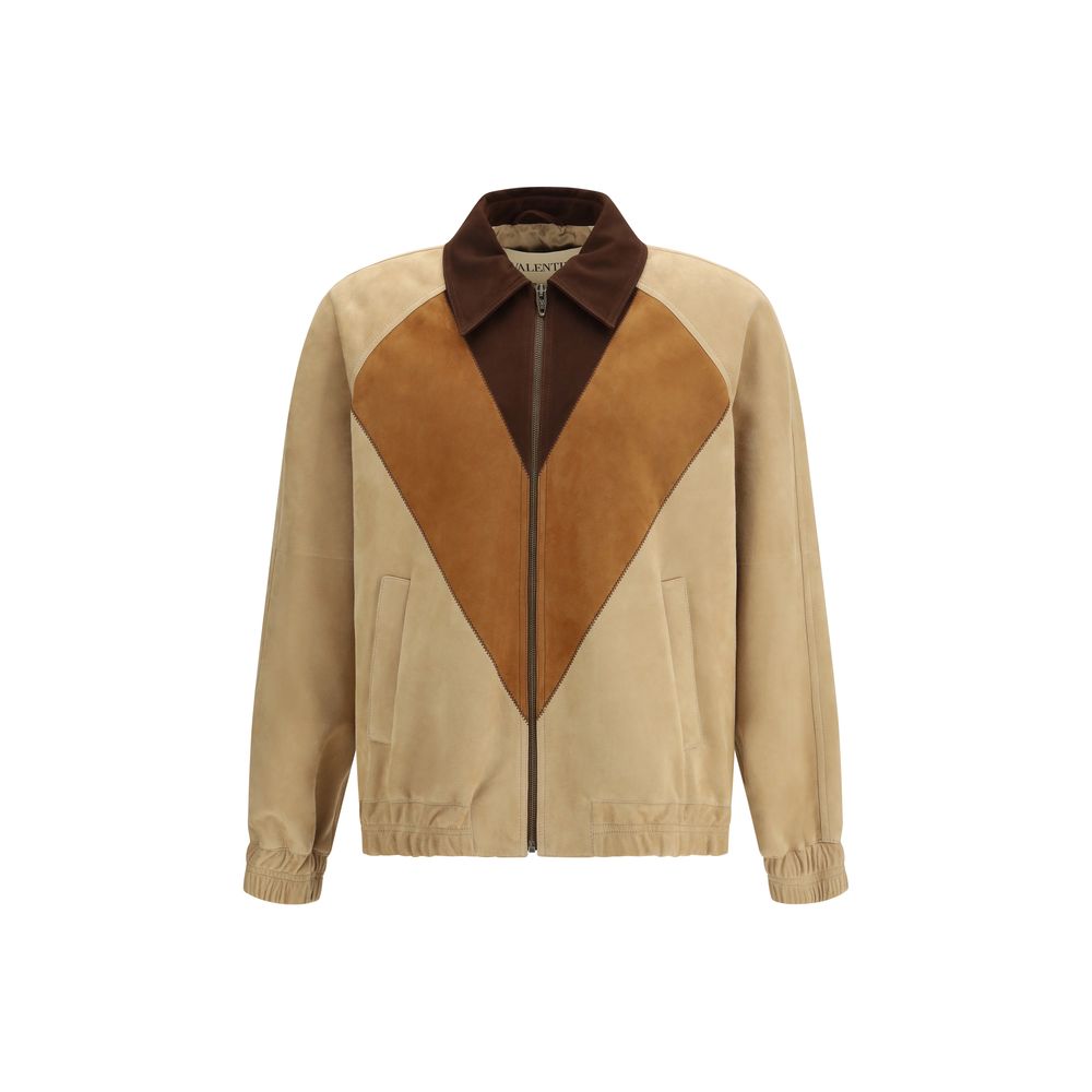 Valentino Brown Goatskin Biker Jacket | Regal Royce