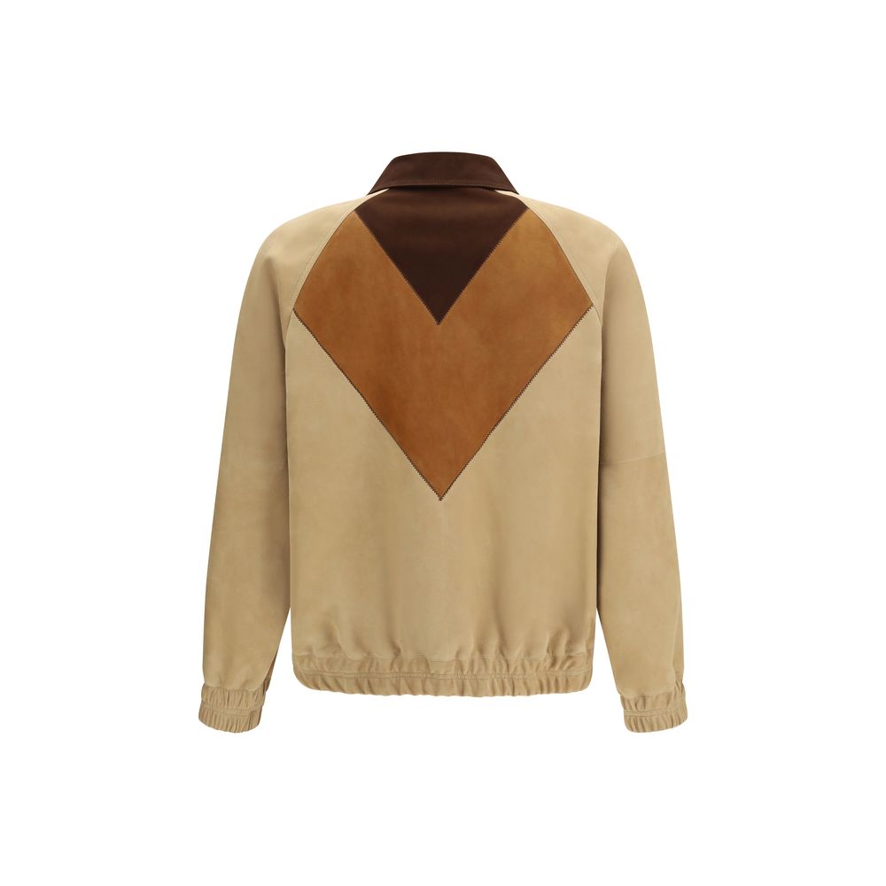 Valentino Brown Goatskin Biker Jacket | Regal Royce