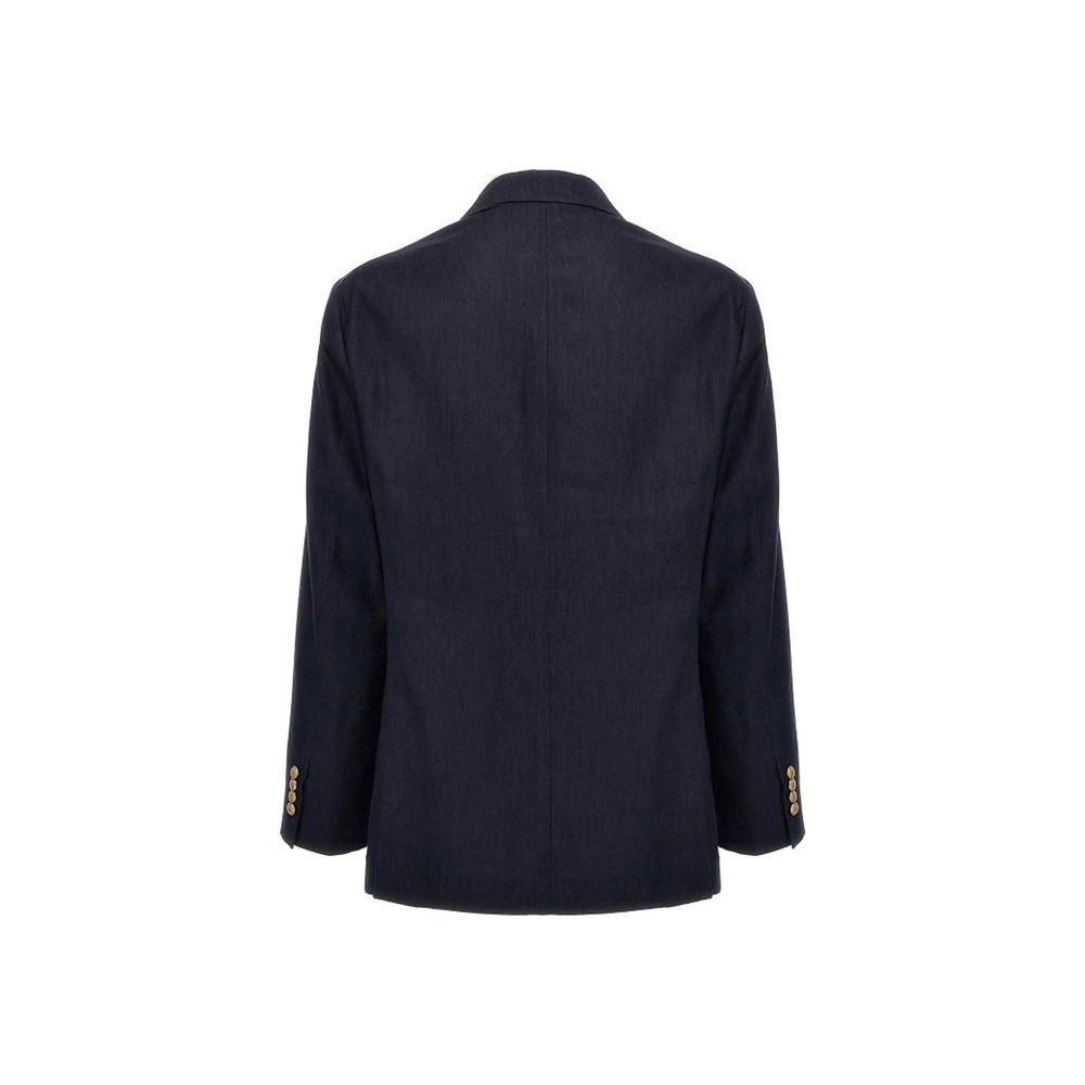 Brunello Cucinelli Blue Linen Blazer | Regal Royce