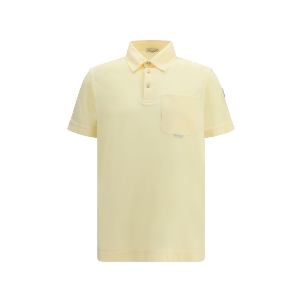 Moncler Bicolor Cotton Polo Shirt | Regal Royce