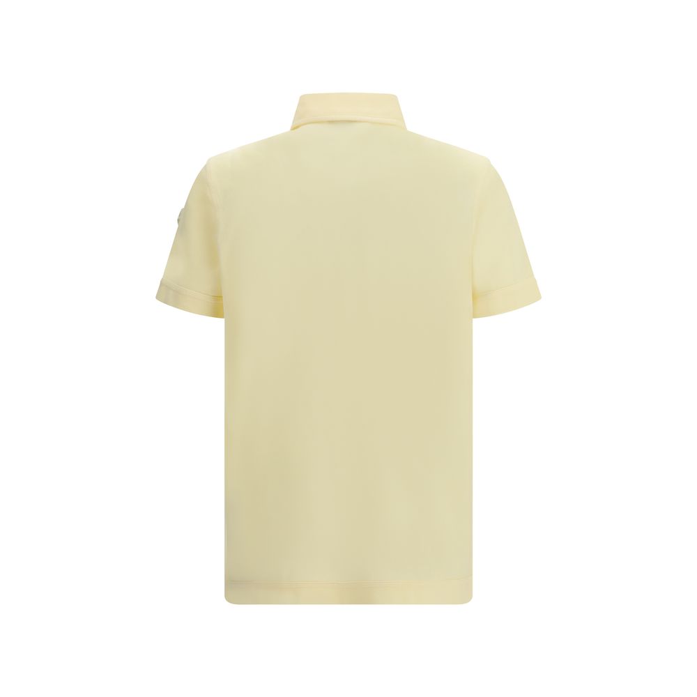 Moncler Bicolor Cotton Polo Shirt | Regal Royce