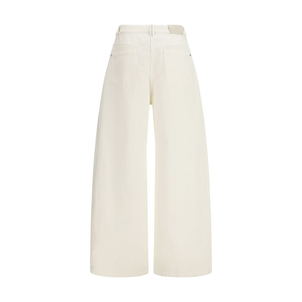Brunello Cucinelli Beige Cotton Pants | Regal Royce