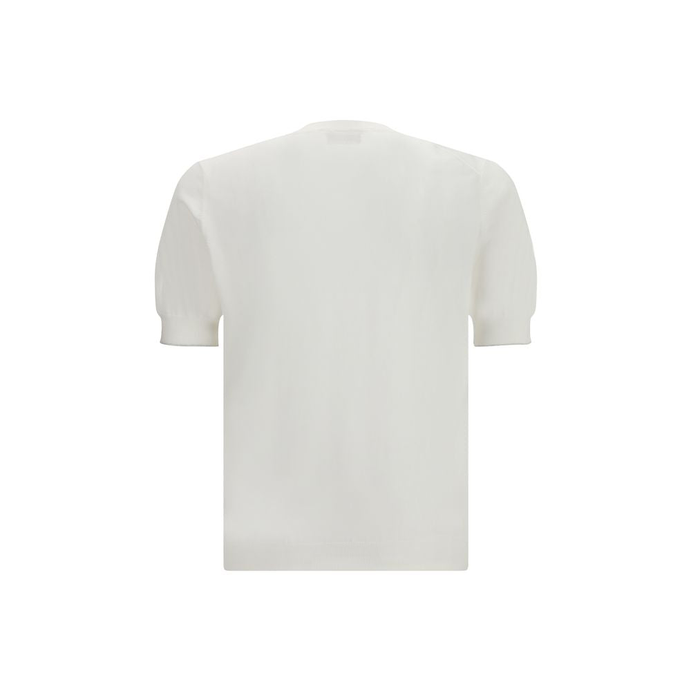Brunello Cucinelli White Cotton T-Shirt | Regal Royce
