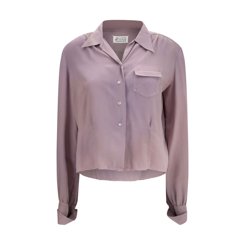Maison Margiela Purple Silk Shirt | Regal Royce