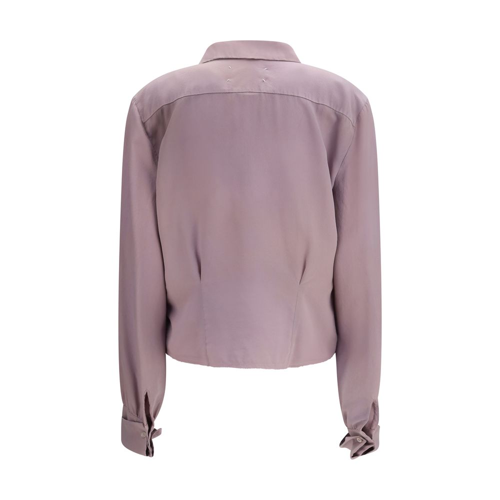 Maison Margiela Purple Silk Shirt | Regal Royce