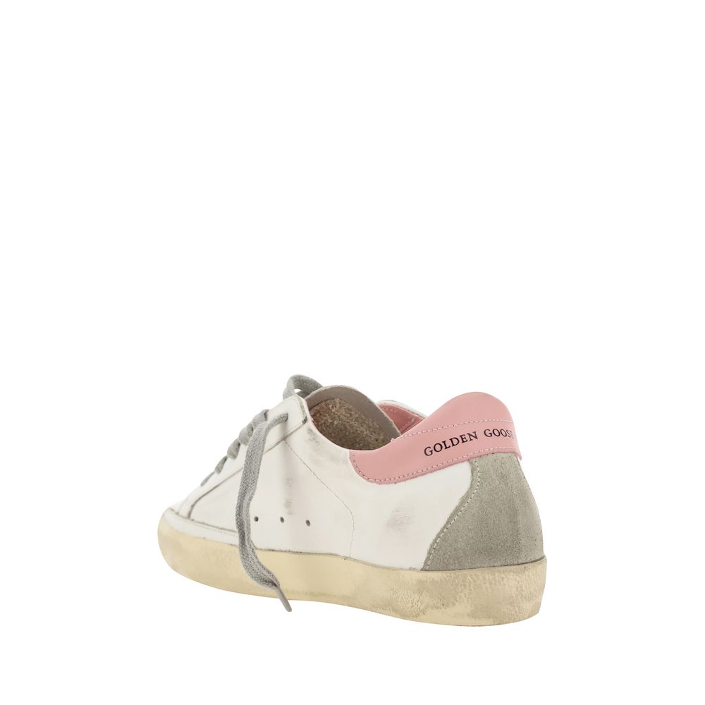 Golden Goose White Calf Leather Bos Taurus Low Top Sneakers | Regal Royce