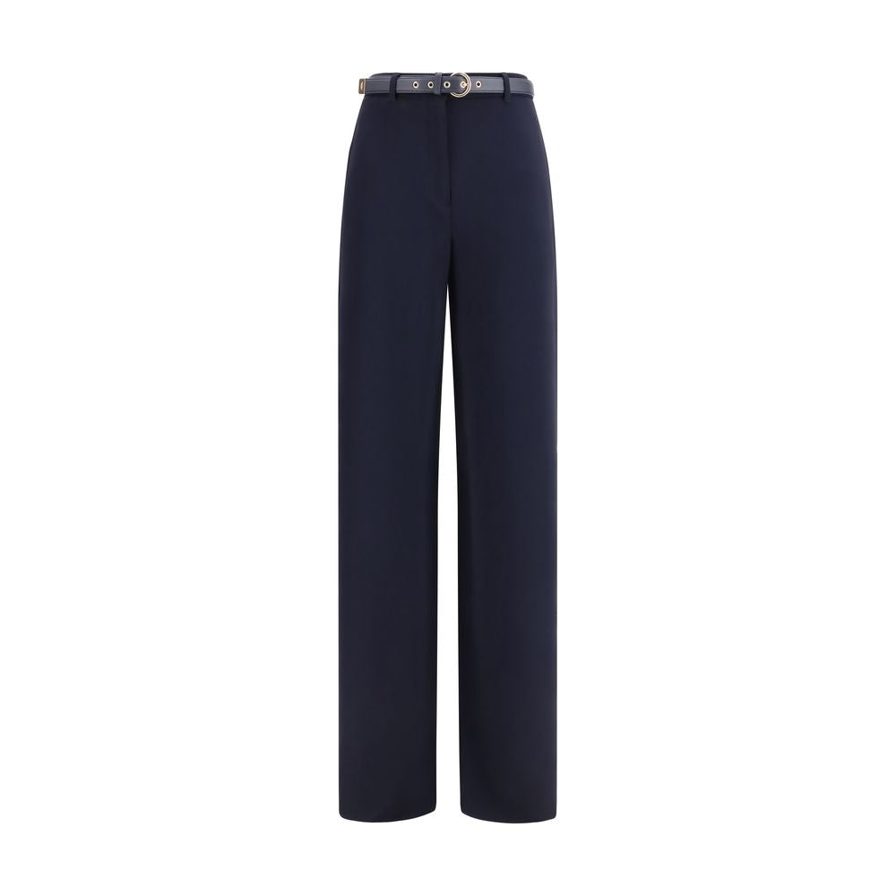 Max Mara Blue Triacetate Casual Pants | Regal Royce