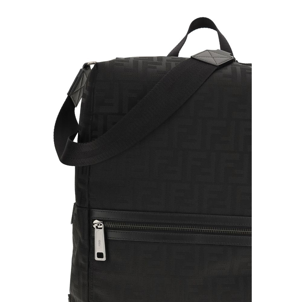 Fendi Black Nylon Backpack | Regal Royce