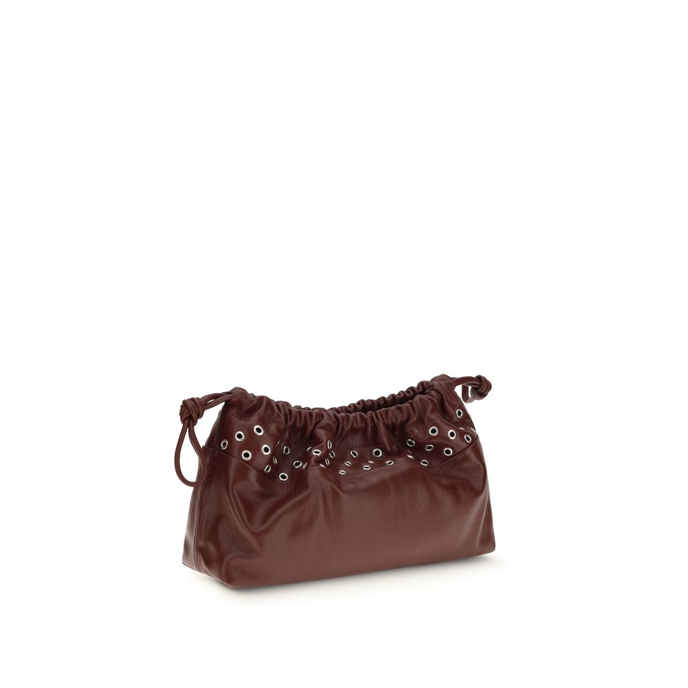 Pierre Hardy Bordeaux Calf Leather Bos Taurus Clutch Bag | Regal Royce