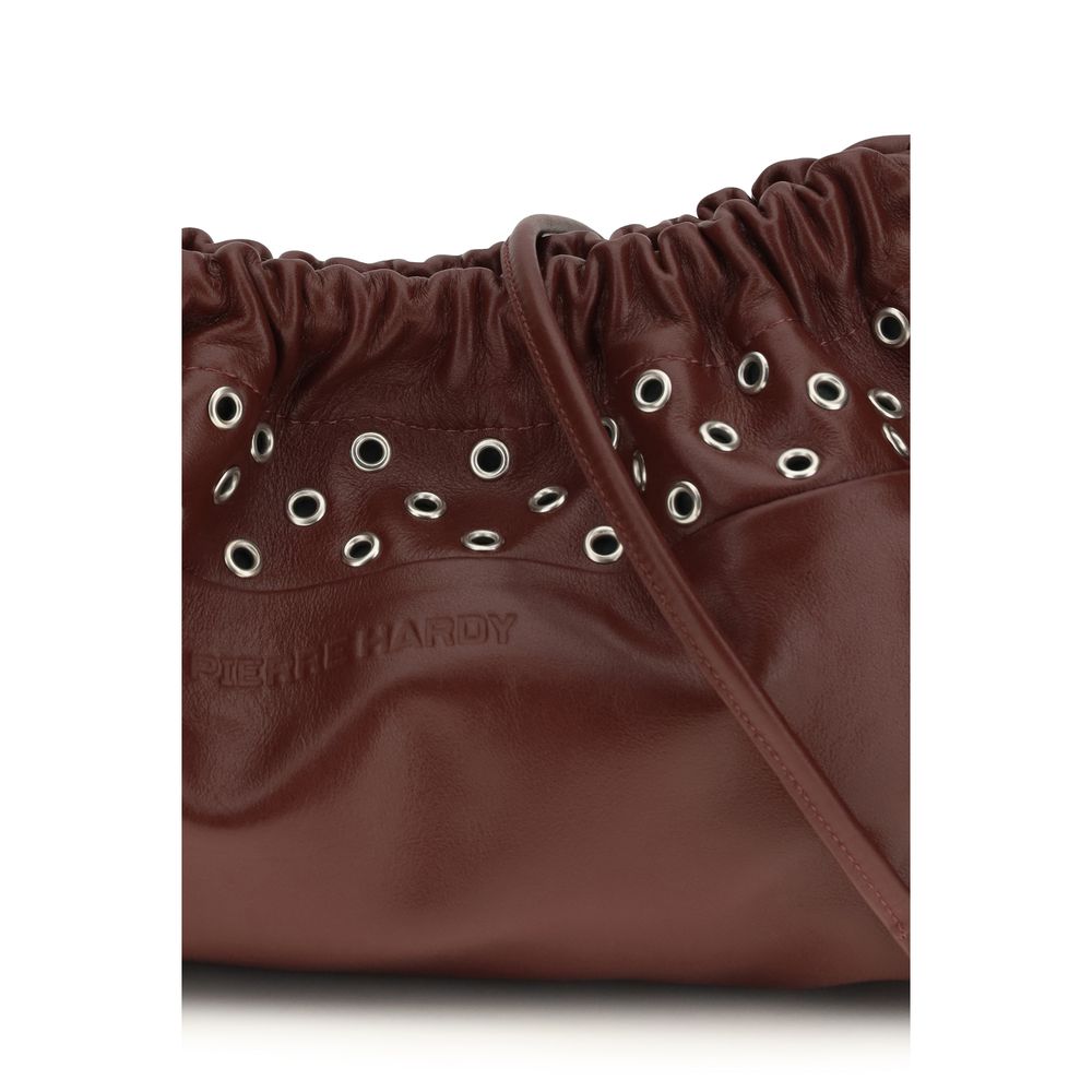 Pierre Hardy Bordeaux Calf Leather Bos Taurus Clutch Bag | Regal Royce